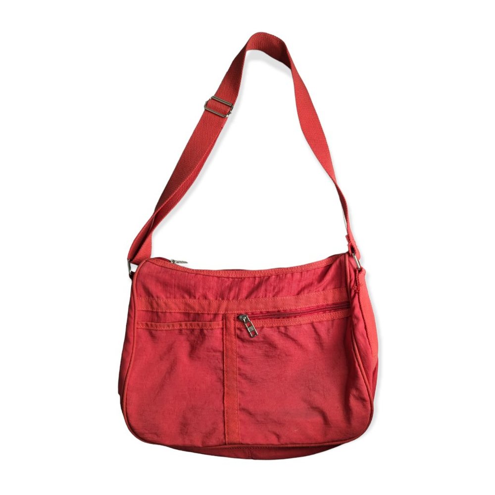Bueno Red Shoulder Bag w/ Adjustable Strap